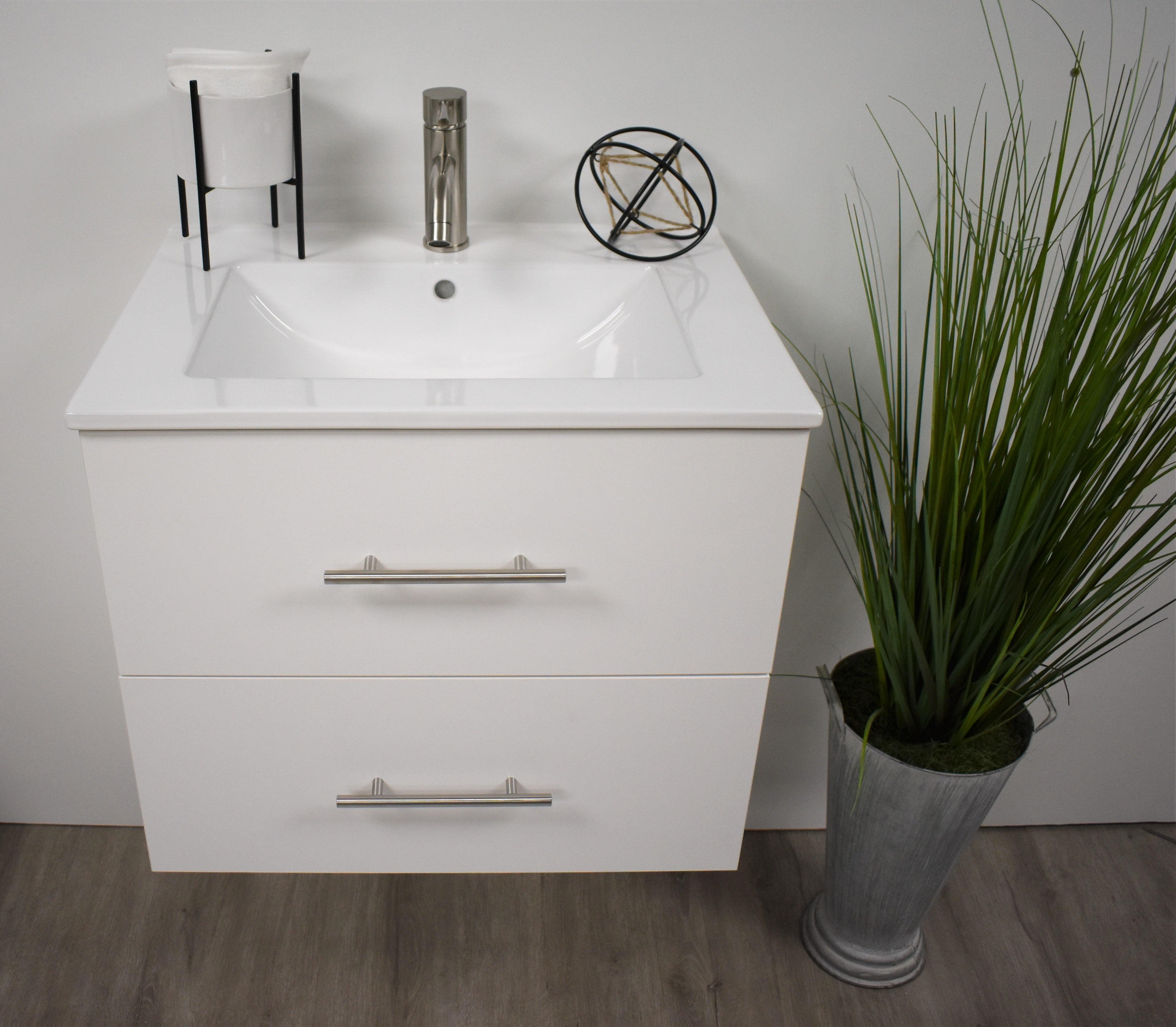 Volpa USA Napa 24" Modern Wall-Mounted Bath Vanity MTD-3324-1