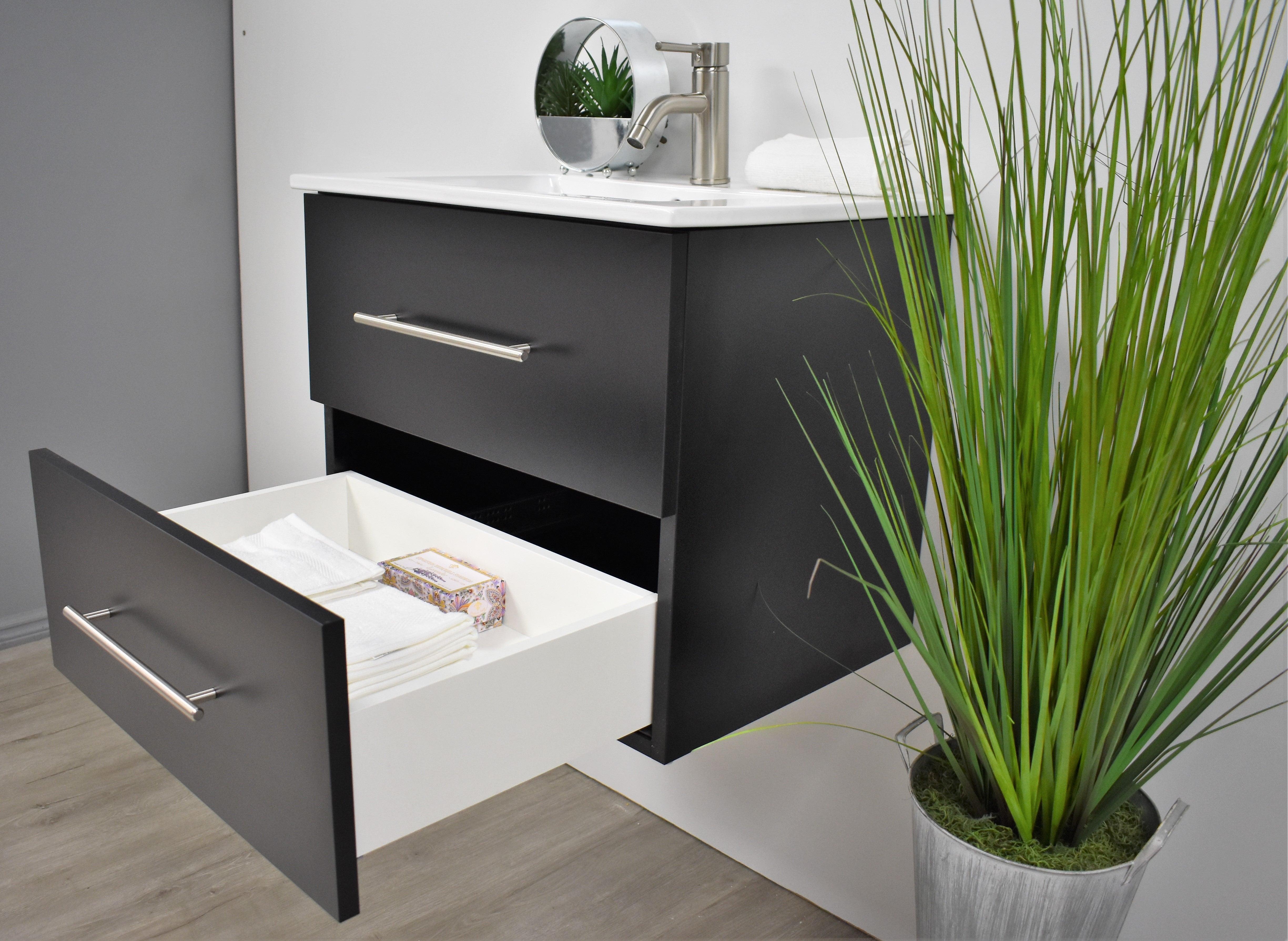 Volpa USA Napa 30" Modern Floating Bathroom Vanity MTD-3330-1