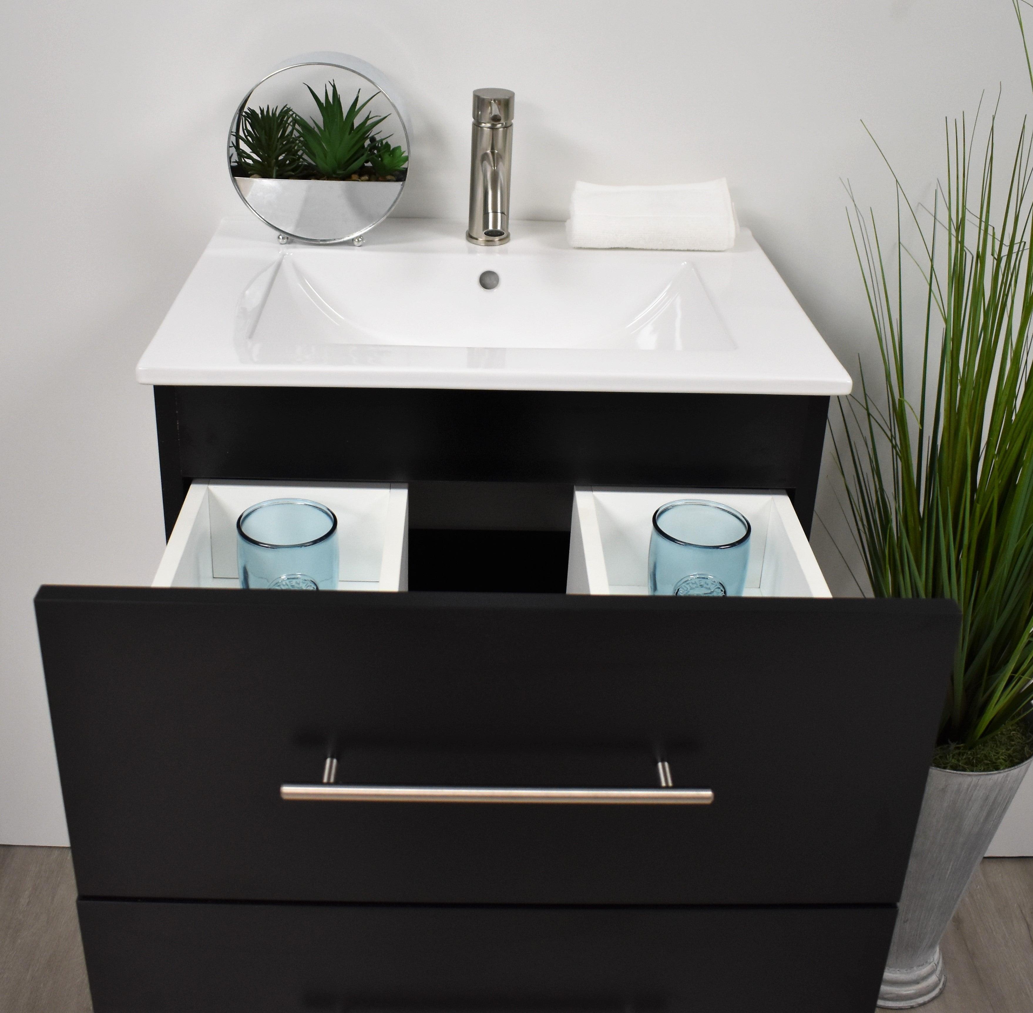 Volpa USA Napa 30" Modern Floating Bathroom Vanity MTD-3330-1