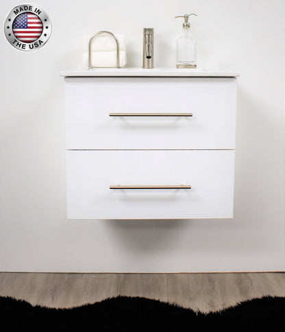 Volpa USA Napa 30" Modern Floating Bathroom Vanity MTD-3330-1