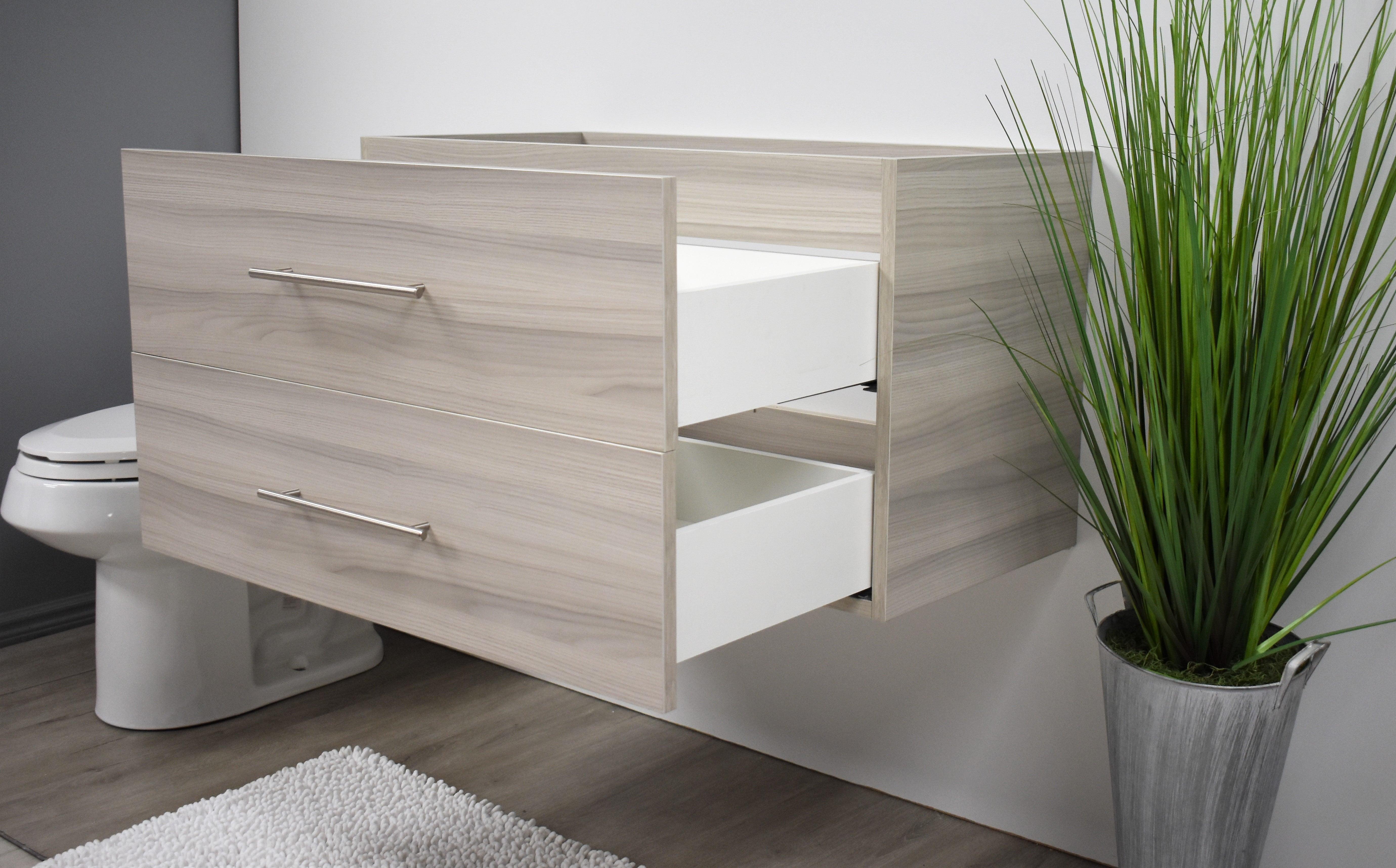 Volpa USA Napa 36" Modern Wall-Mounted Floating Bath Vanity MTD-3336-1