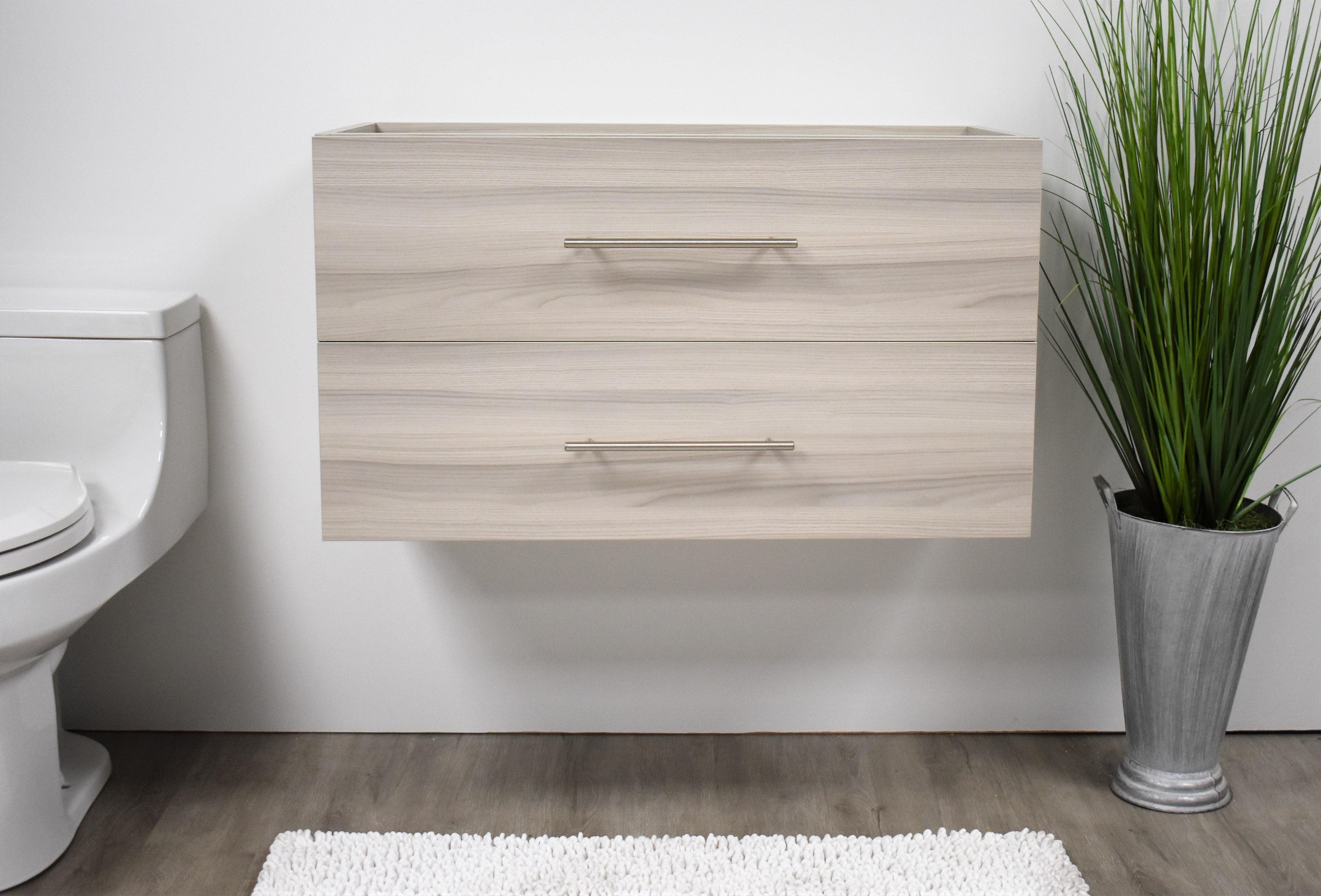 Volpa USA Napa 36" Modern Wall-Mounted Floating Bath Vanity MTD-3336-1