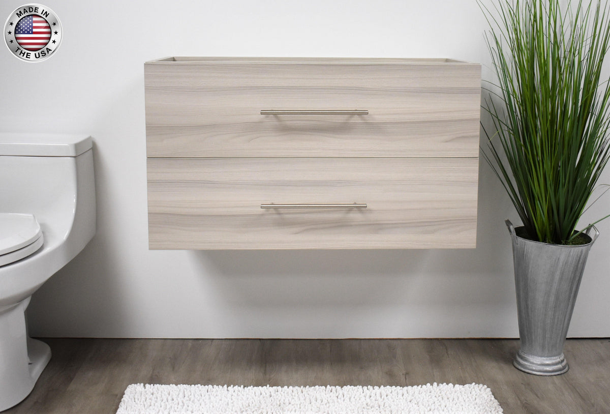 Napa 36" Cabinet only Ash Grey MTD-3336AG-0frontMIU