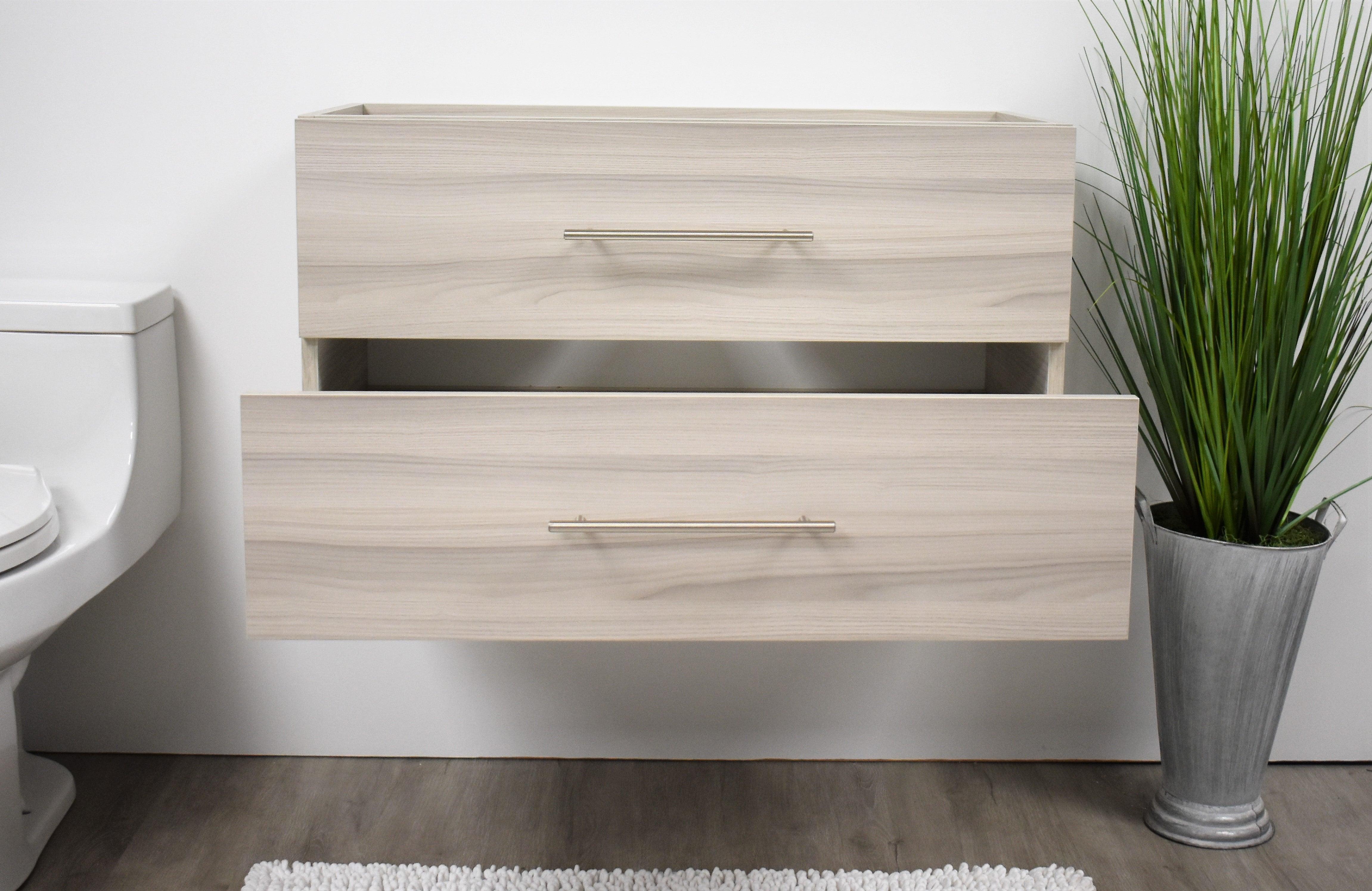 Volpa USA Napa 36" Modern Wall-Mounted Floating Bath Vanity MTD-3336-1