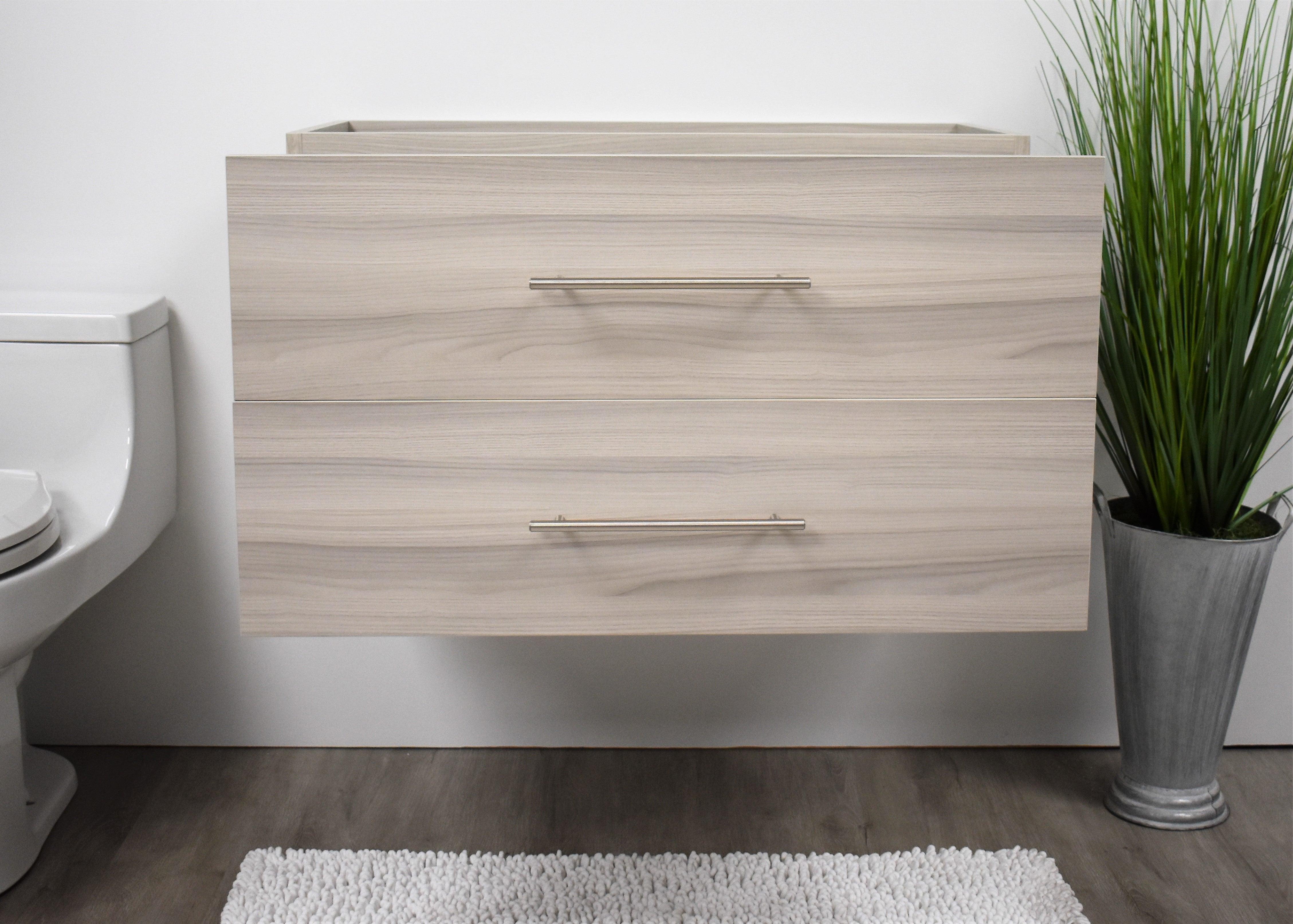 Volpa USA Napa 36" Modern Wall-Mounted Floating Bath Vanity MTD-3336-1