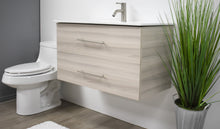 Load image into Gallery viewer, Volpa USA Napa 36&quot; Modern Wall-Mounted Floating Bathroom Vanity Ash Gray MTD-3336AG-1 A