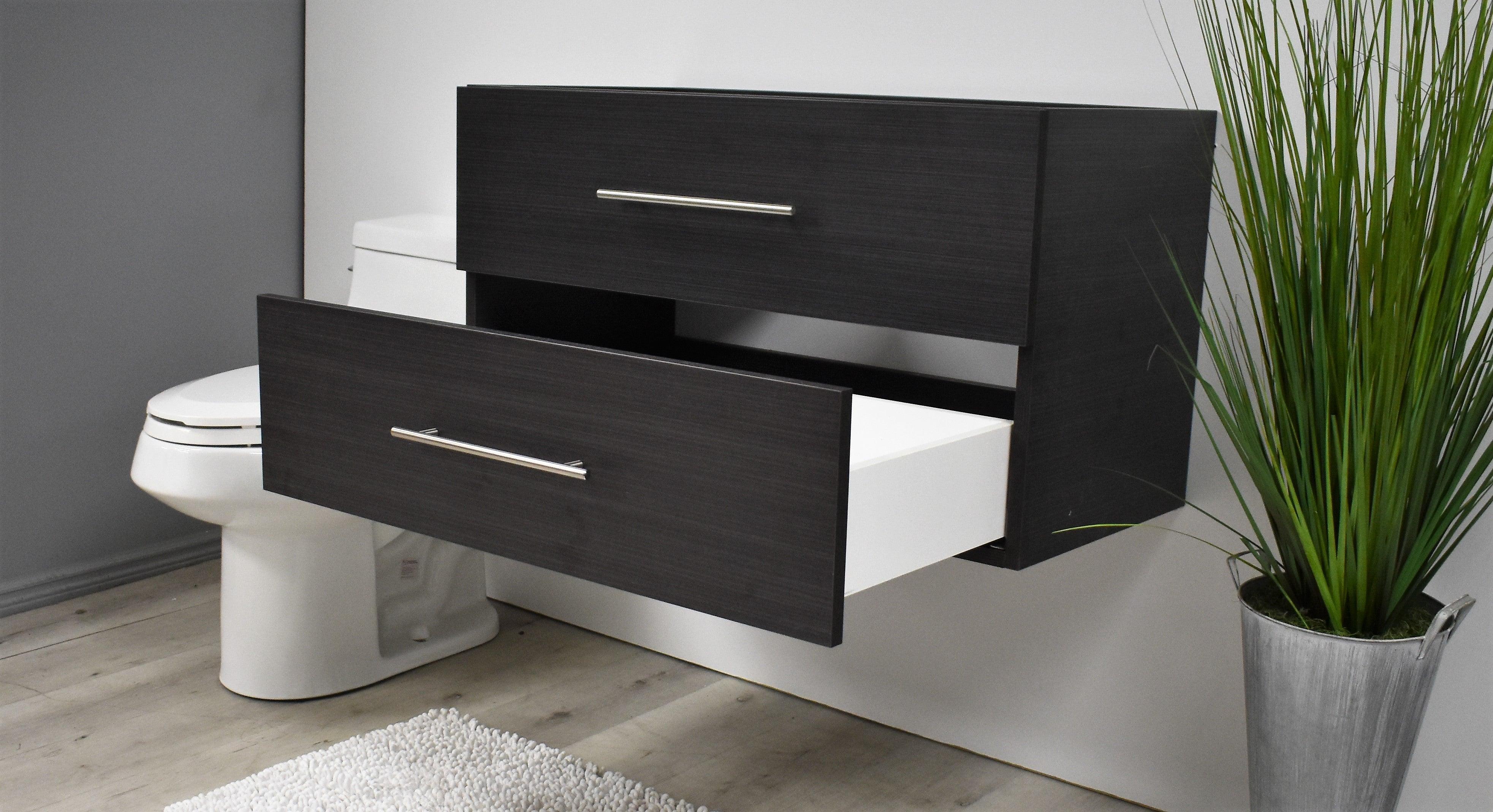 Napa 36" Cabinet only Black AshMTD-3336BA-0angleoneopen