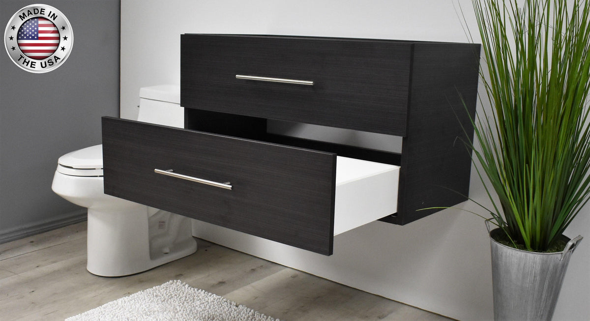 Napa 36" Cabinet only Black Ash MTD-3336BA-0angleoneopenMIU