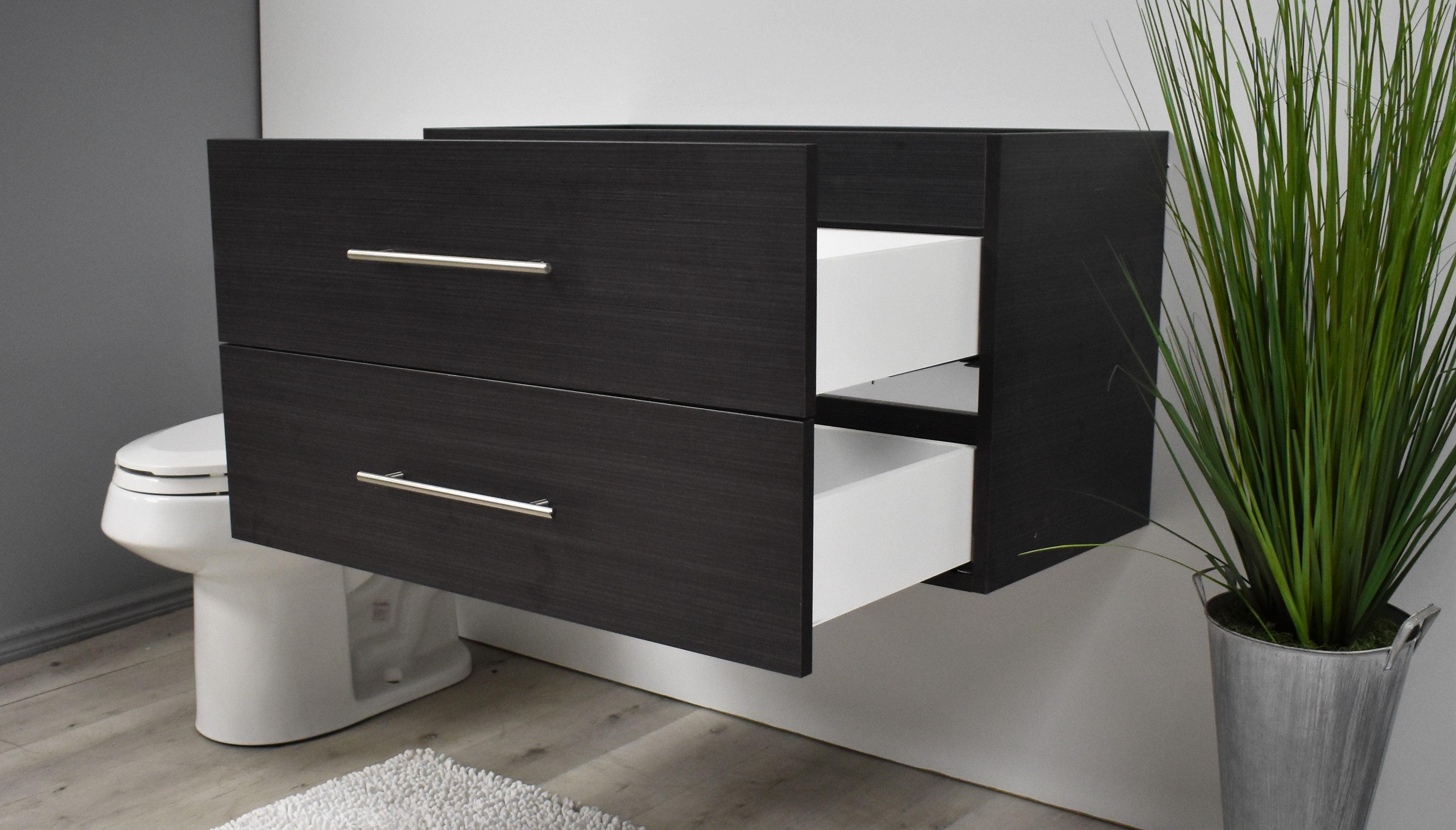 Volpa USA Napa 36" Modern Wall-Mounted Floating Bath Vanity MTD-3336-1