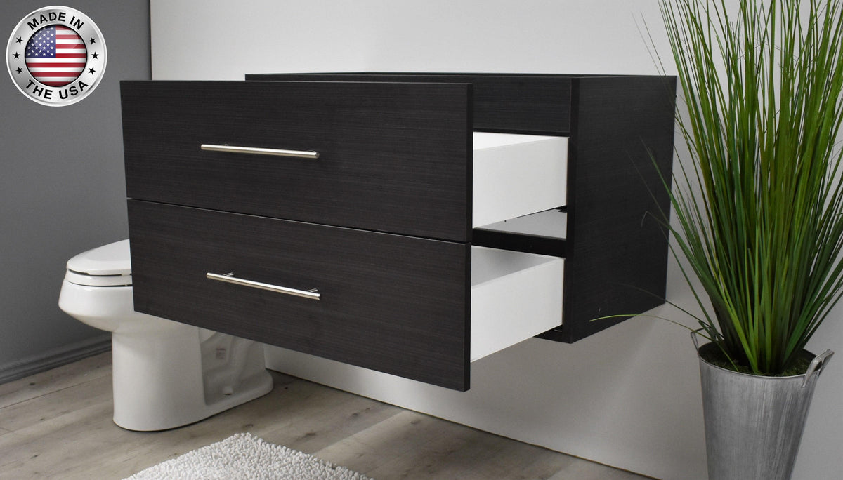 Napa 36" Cabinet only Black Ash MTD-3336BA-0angletwoopenMIU