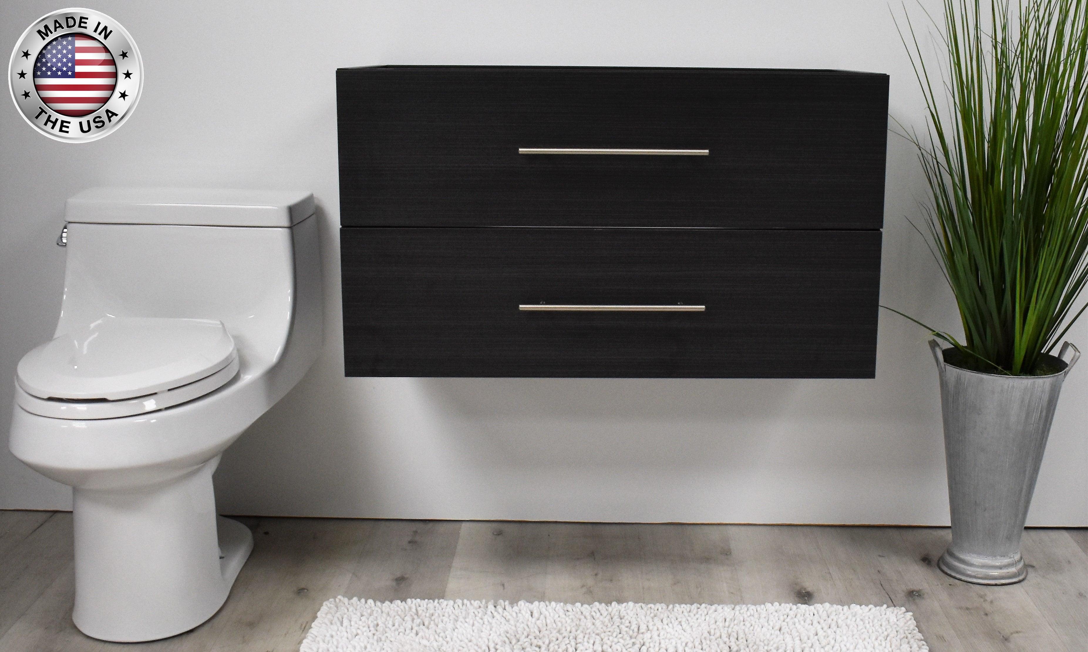 Napa 36" Cabinet only Black Ash MTD-3336BA-0frontMIU