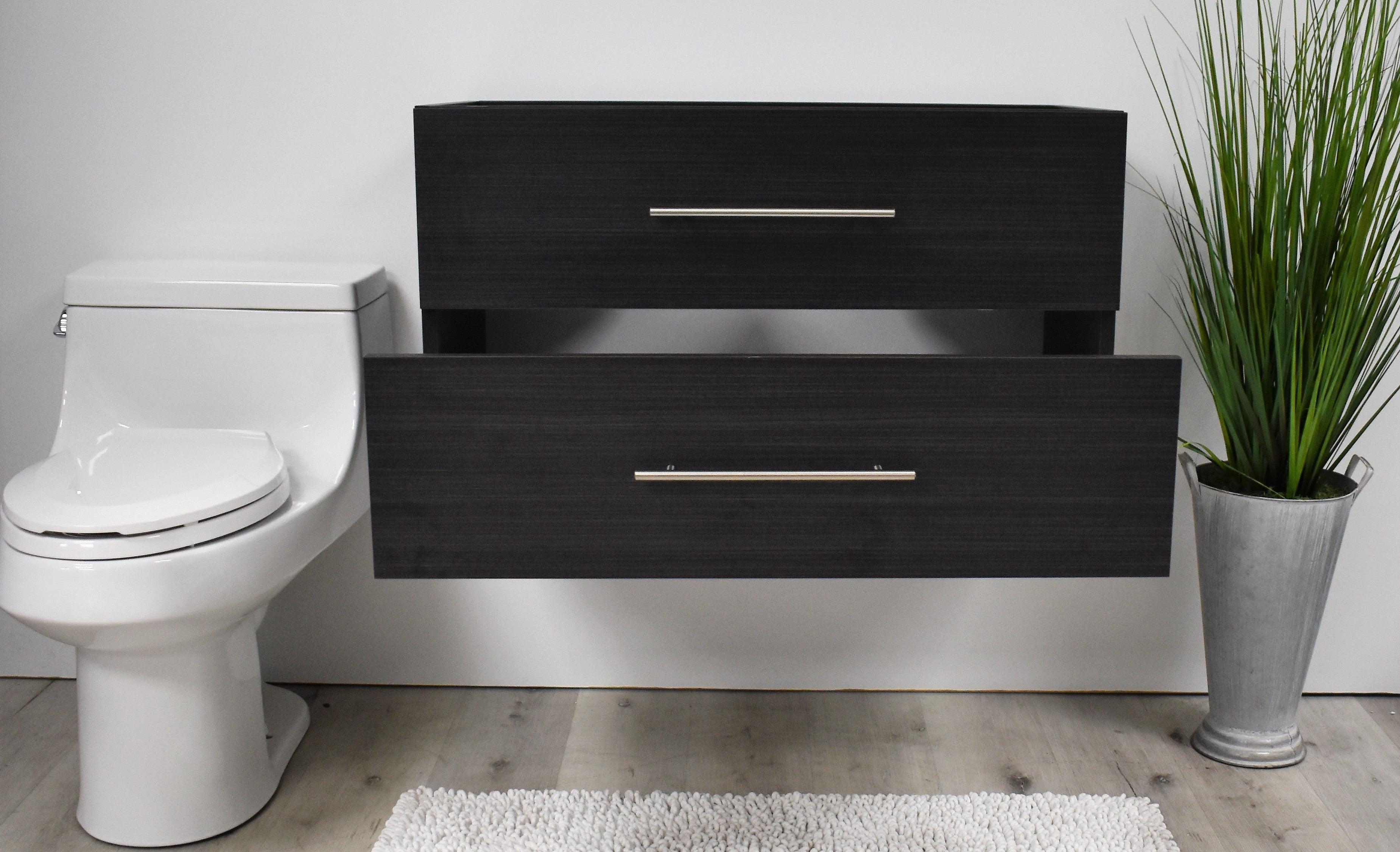 Volpa USA Napa 36" Modern Wall-Mounted Floating Bath Vanity MTD-3336-1