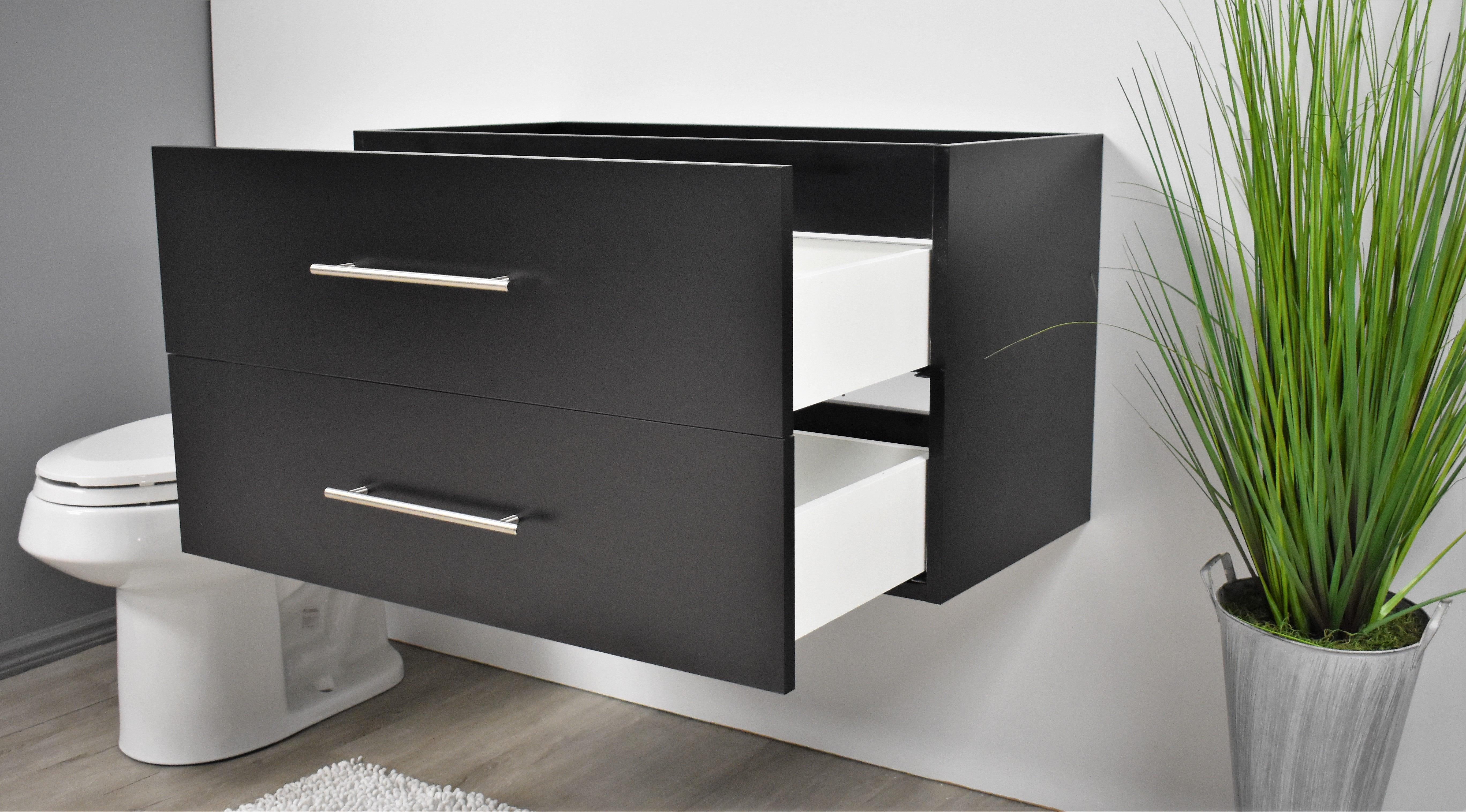 Volpa USA Napa 36" Modern Wall-Mounted Floating Bath Vanity MTD-3336-1