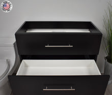 Load image into Gallery viewer, Napa 36&quot; Cabinet only Black Ash MTD-3336BK-0bottomdrawerMIU
