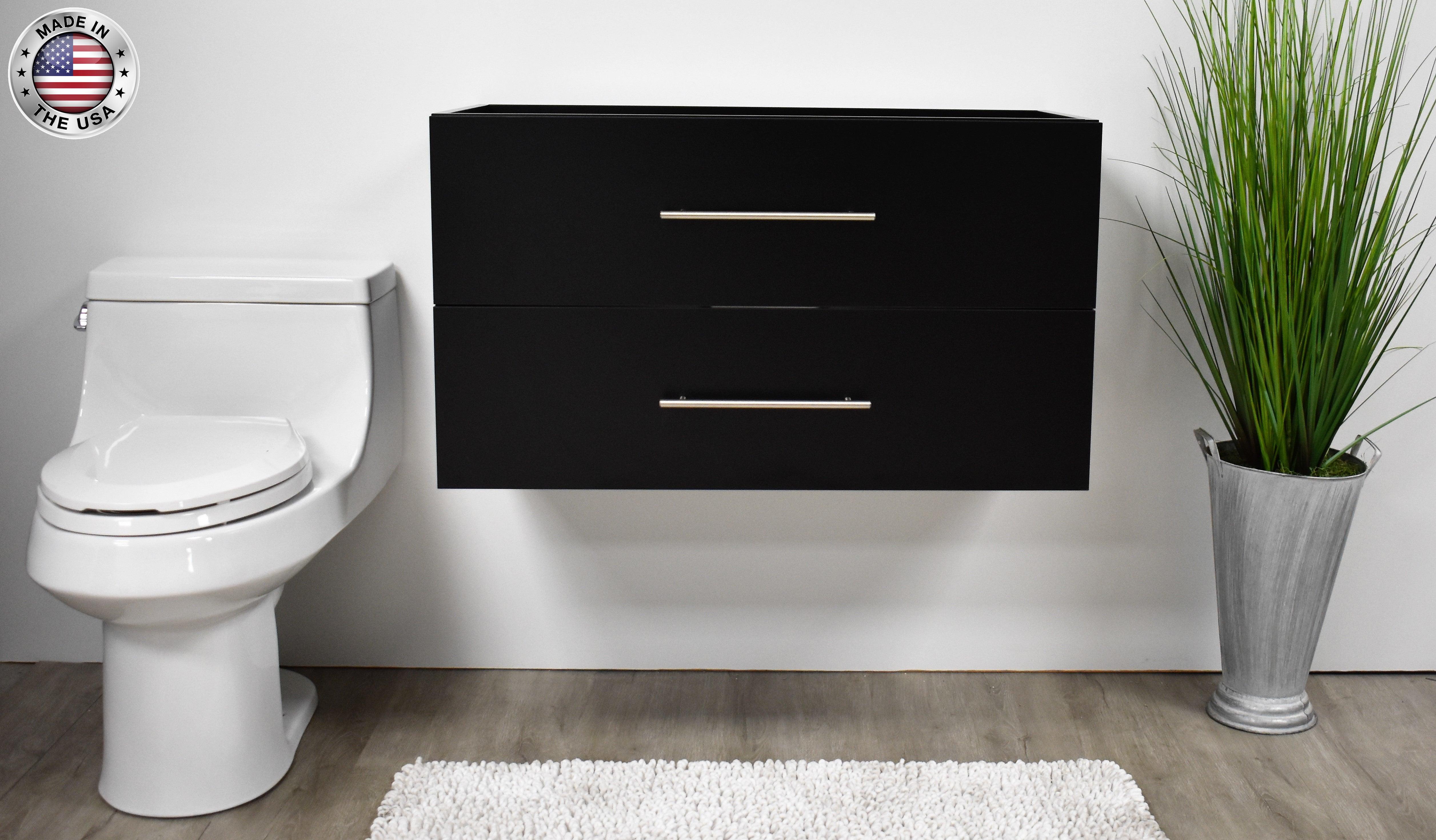 Napa 36" Cabinet only Black Ash MTD-3336BK-0frontMIU