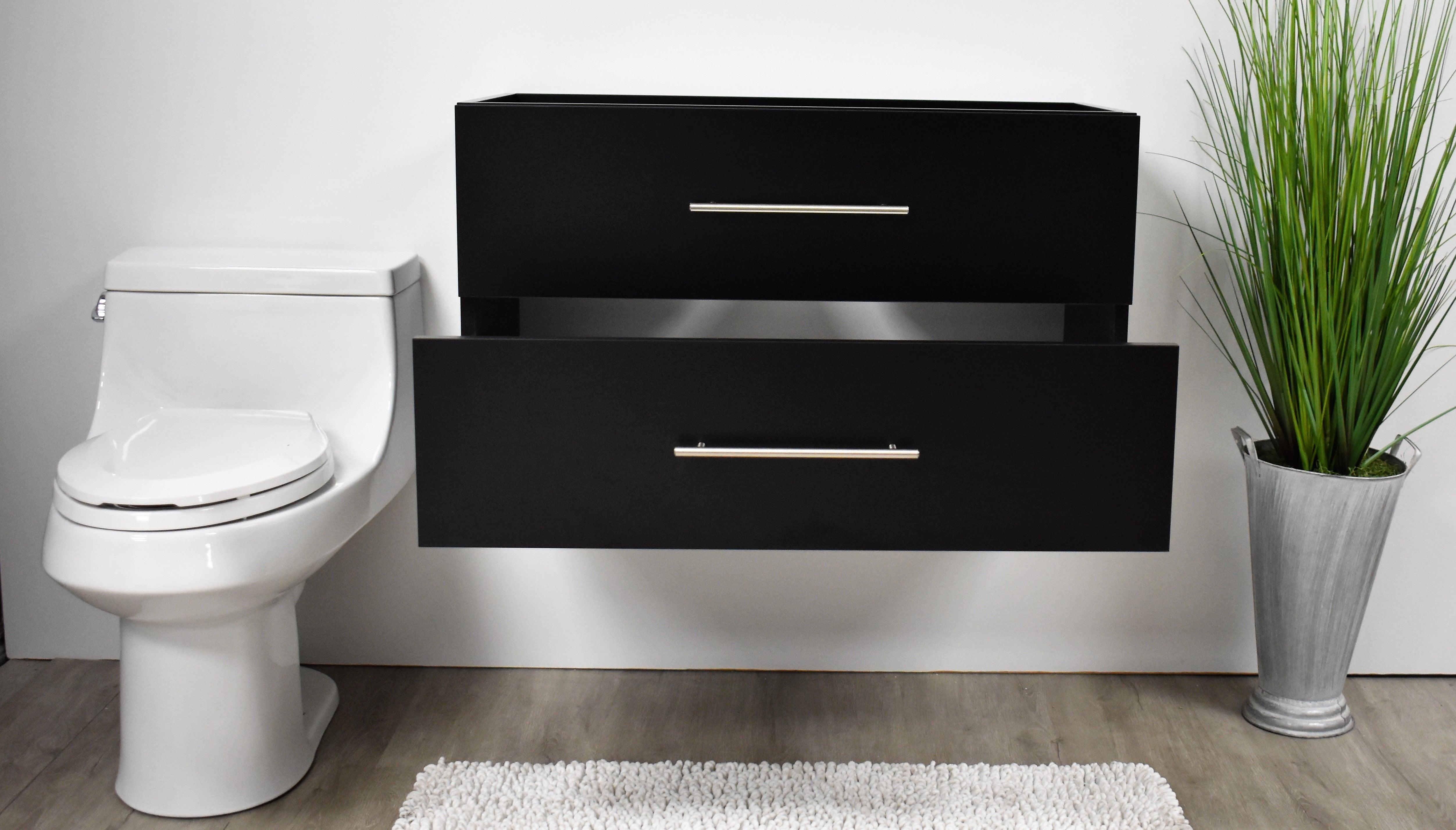 Volpa USA Napa 36" Modern Wall-Mounted Floating Bath Vanity MTD-3336-1