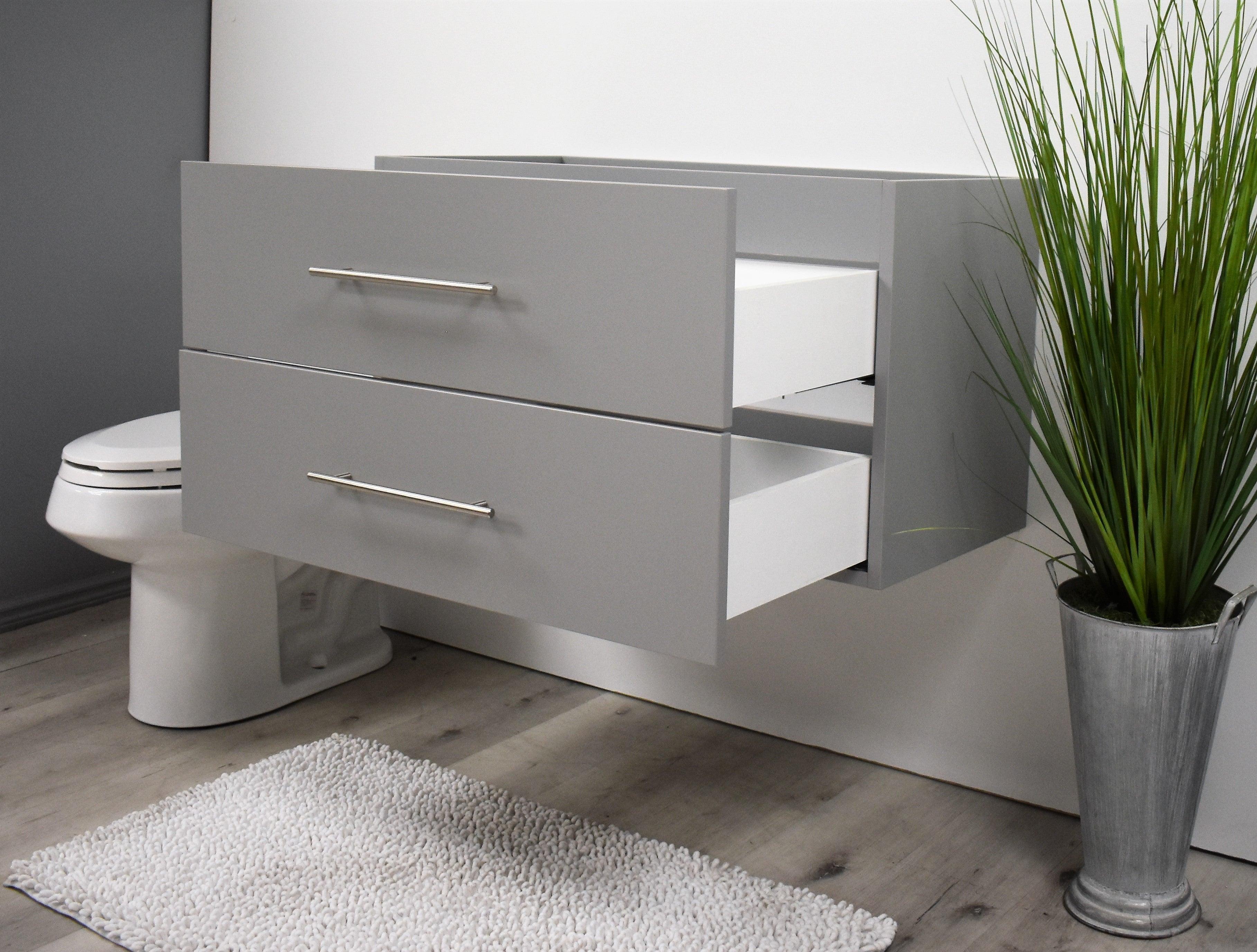 Volpa USA Napa 36" Modern Wall-Mounted Floating Bath Vanity MTD-3336-1