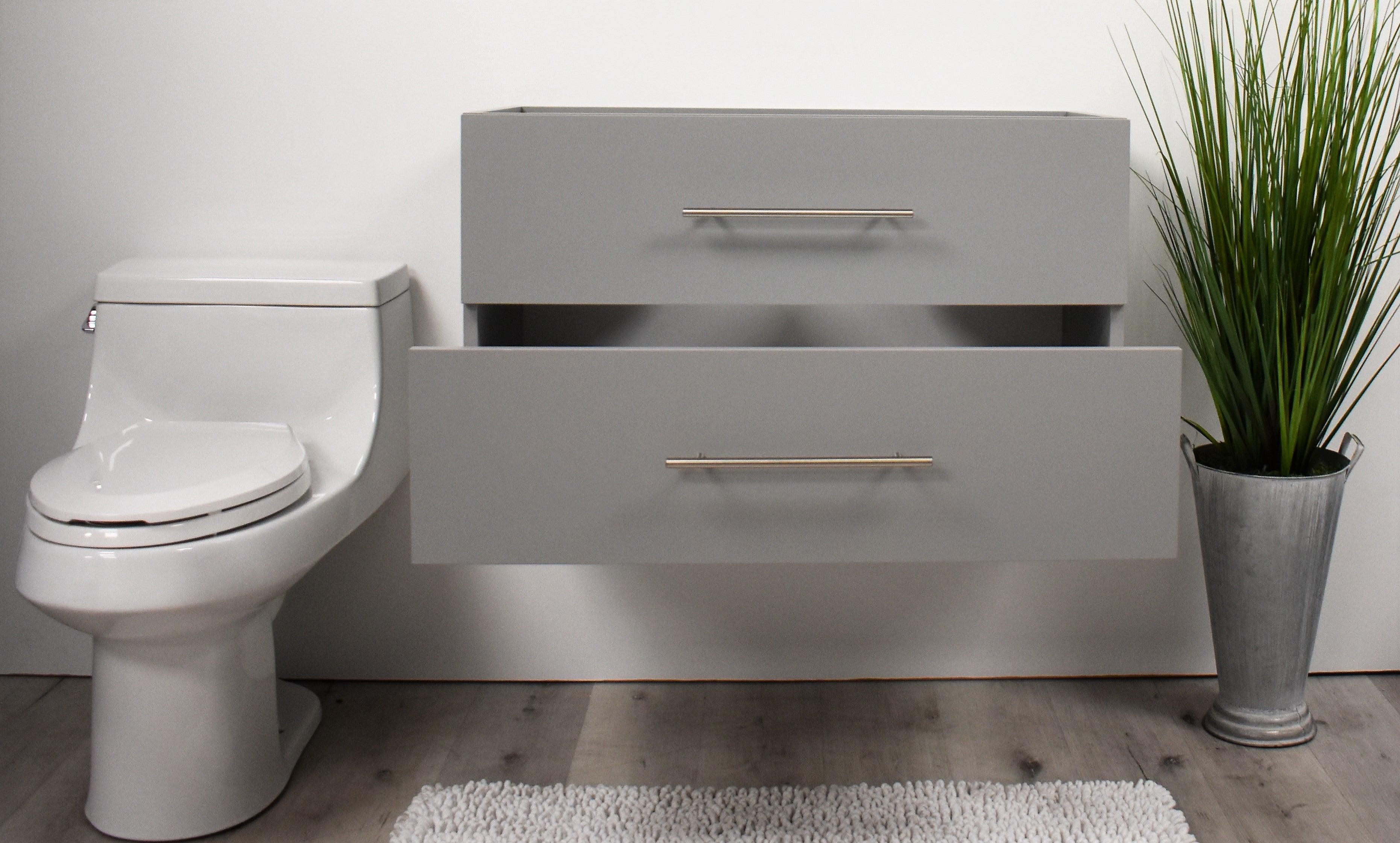 Volpa USA Napa 36" Modern Wall-Mounted Floating Bath Vanity MTD-3336-1