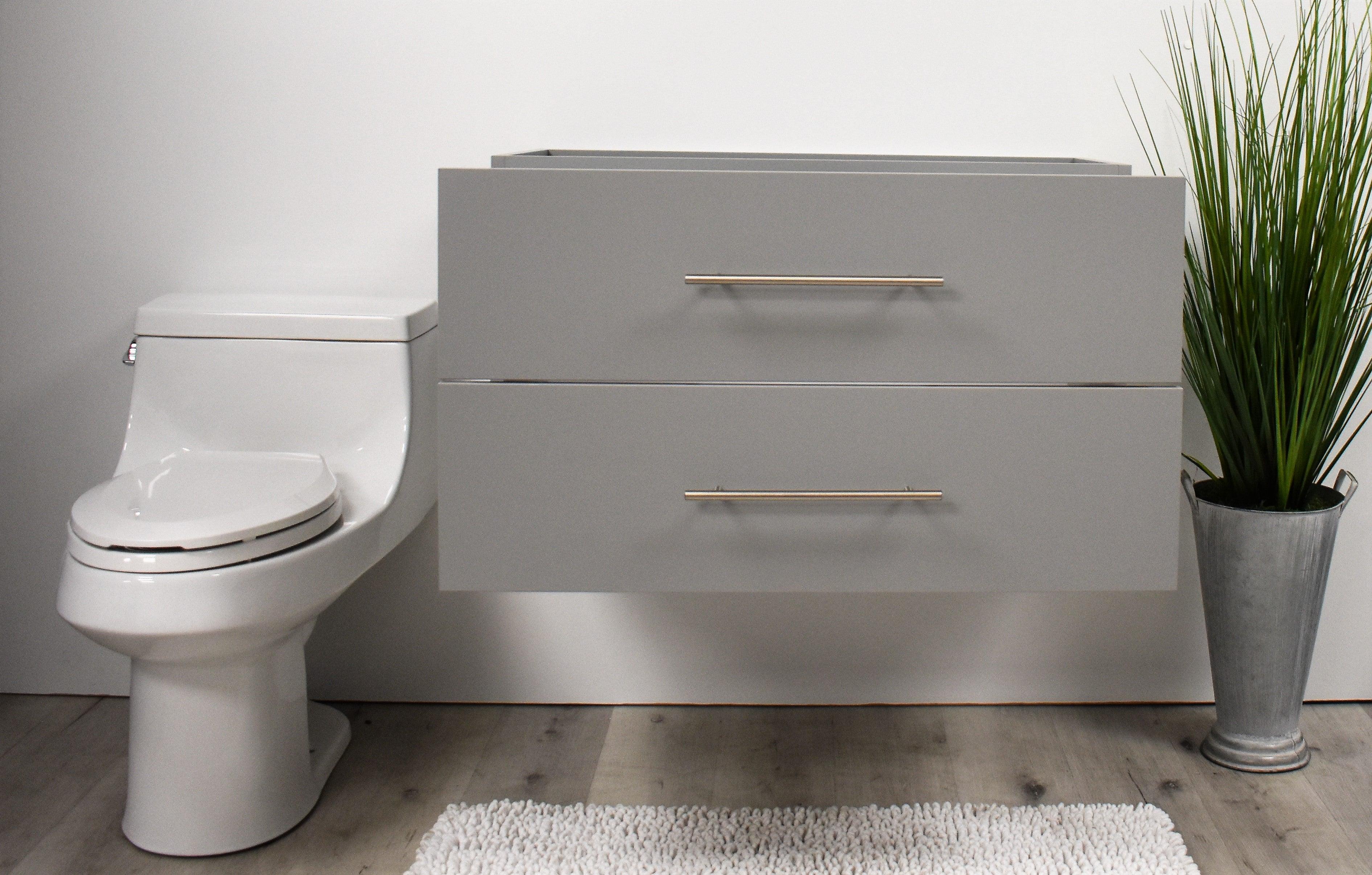 Volpa USA Napa 36" Modern Wall-Mounted Floating Bath Vanity MTD-3336-1