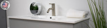 Load image into Gallery viewer, Volpa USA Napa 36&quot; Modern Wall-Mounted Floating Bathroom Vanity Grey MTD-3336G-1 cfmiu