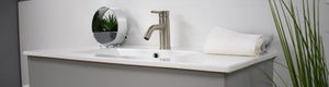 Volpa USA Napa 36" Modern Wall-Mounted Floating Bathroom Vanity Grey MTD-3336G-1 cf