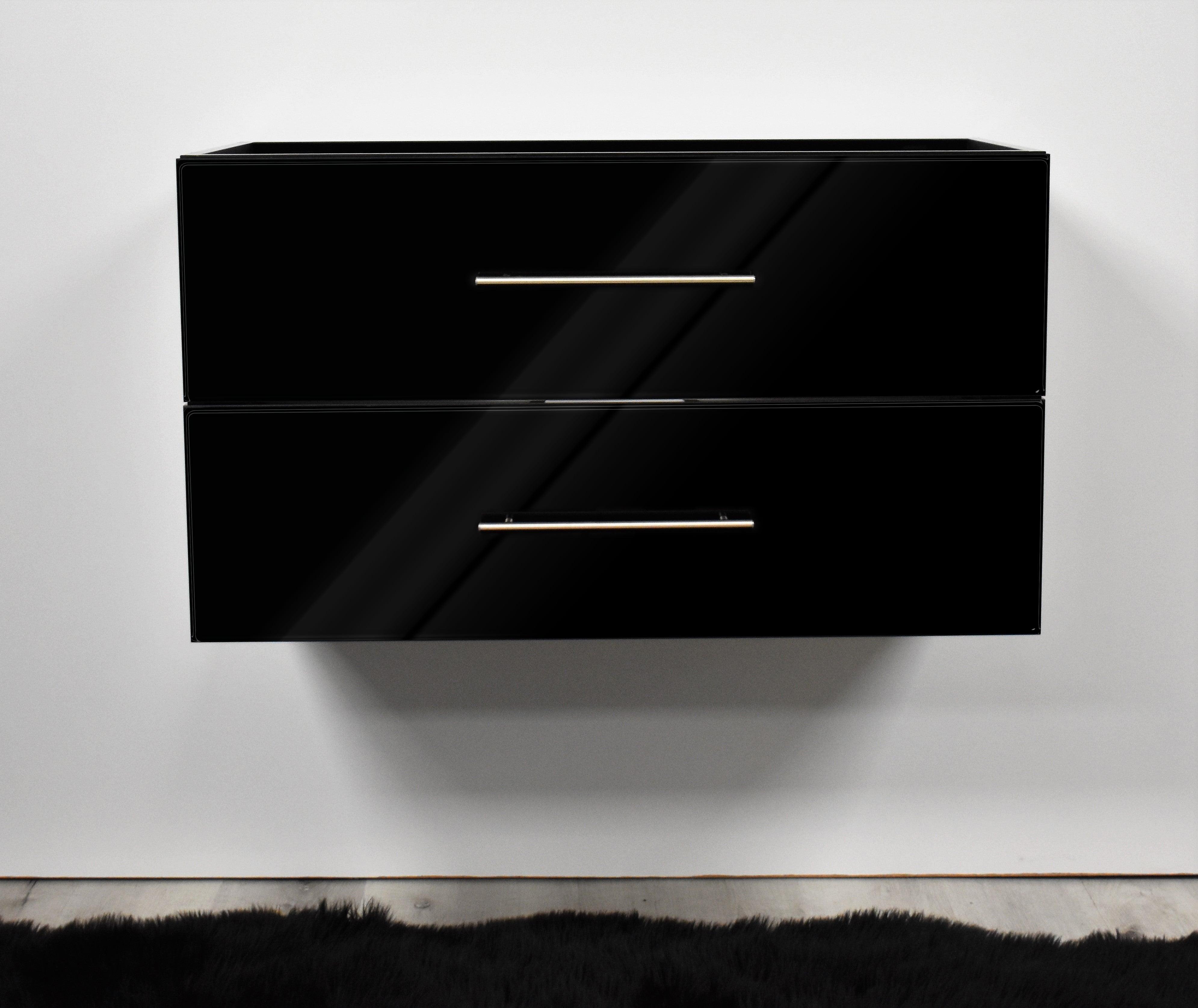 Napa 36" Cabinet only Glossy Black MTD-3336GB-0front