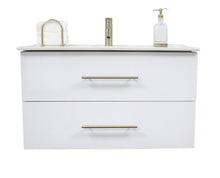 Load image into Gallery viewer, Volpa USA Napa 36&quot; Modern Wall-Mounted Floating Bathroom Vanity Glossy White MTD-3336GW-1