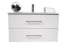 Load image into Gallery viewer, Volpa USA Napa 36&quot; Modern Wall-Mounted Floating Bathroom Vanity White MTD-3336W-1