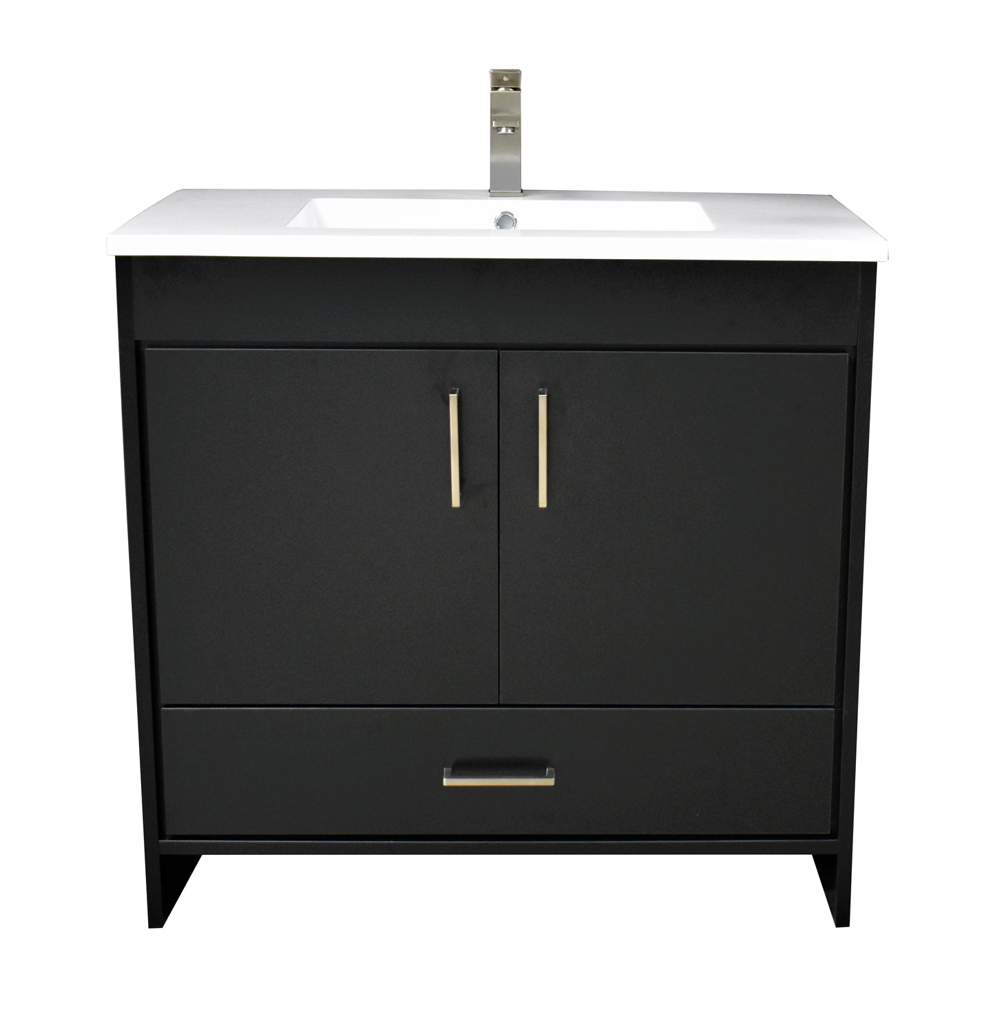  Rio 36" Vanity Black MTD-336BK-3White