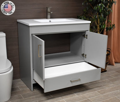 Volpa USA Rio 36" Modern Bathroom Vanity MTD-336-3