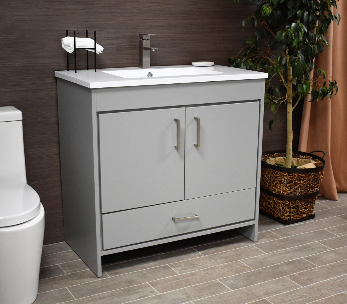 Rio 36" Vanity Grey MTD-336G-3anglestaged1