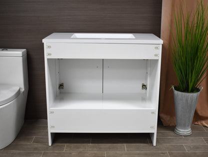  Rio 36" Vanity White MTD-336W-3back