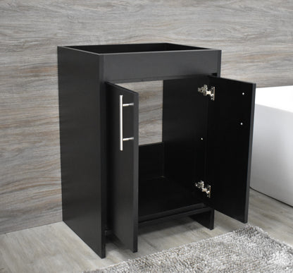 Villa 24" Cabinte only Black  MTD-3424BK-0angleopen