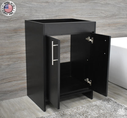 Villa 24" Cabinte only Black MTD-3424BK-0angleopenMIU