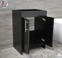 Load image into Gallery viewer, Villa 24&quot; Cabinte only Black MTD-3424BK-0angleopenMIU