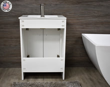 Load image into Gallery viewer, Villa 24&quot; Vanity White MTD-3424W-14backMIU