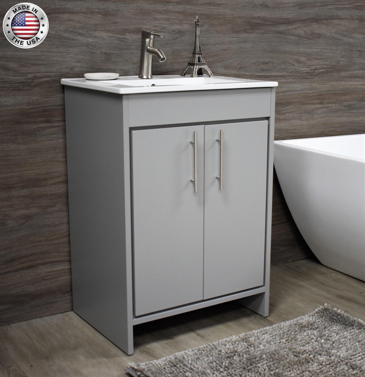  Villa 30" Grey  Vanity MTD-3430G-14anglestagedMIU