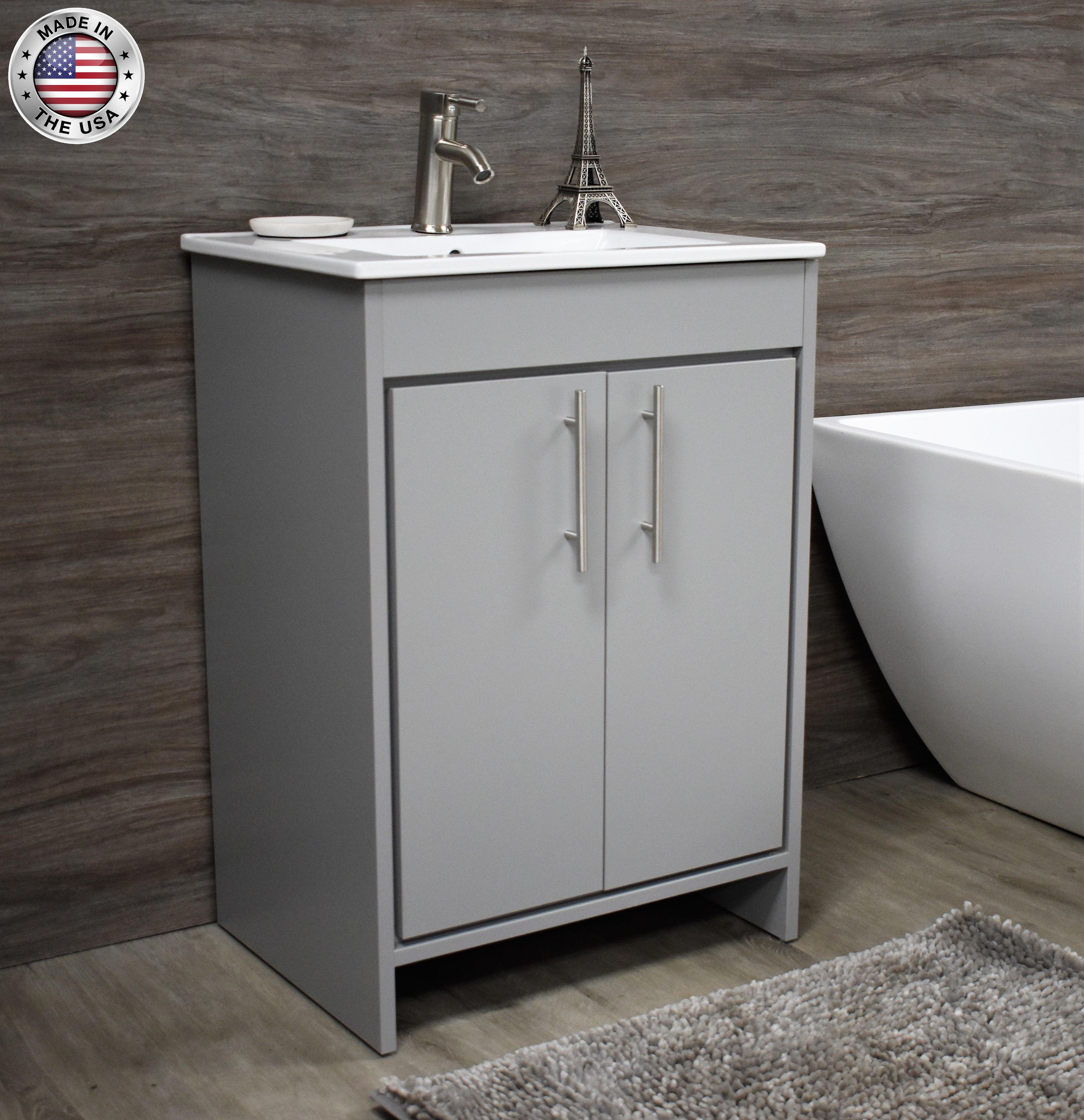  Villa 30" Grey  Vanity MTD-3430G-14anglestagedMIU