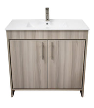 Load image into Gallery viewer, Villa 36&quot; Modern Ash Grey Vanity MTD-3436AG-14_FrontNoBackground2