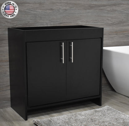 Villa 36" Cabinet only Black  MTD-3436BK-0angleMIU