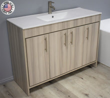 Load image into Gallery viewer, Volpa USA Villa 48&quot; Modern Bathroom Vanity Ash Grey MTD-3448AG-14 APMIU