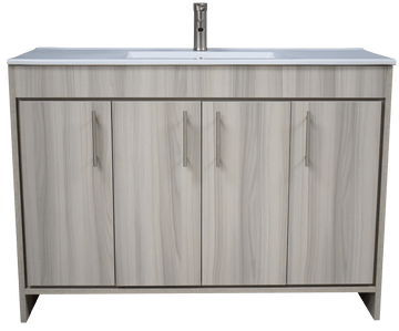 Volpa USA Villa 48" Modern Bathroom Vanity Ash Grey MTD-3448AG-14