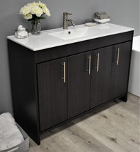 Load image into Gallery viewer, Volpa USA Villa 48&quot; Modern Bathroom Vanity Black Ash MTD-3448BA-14 AS