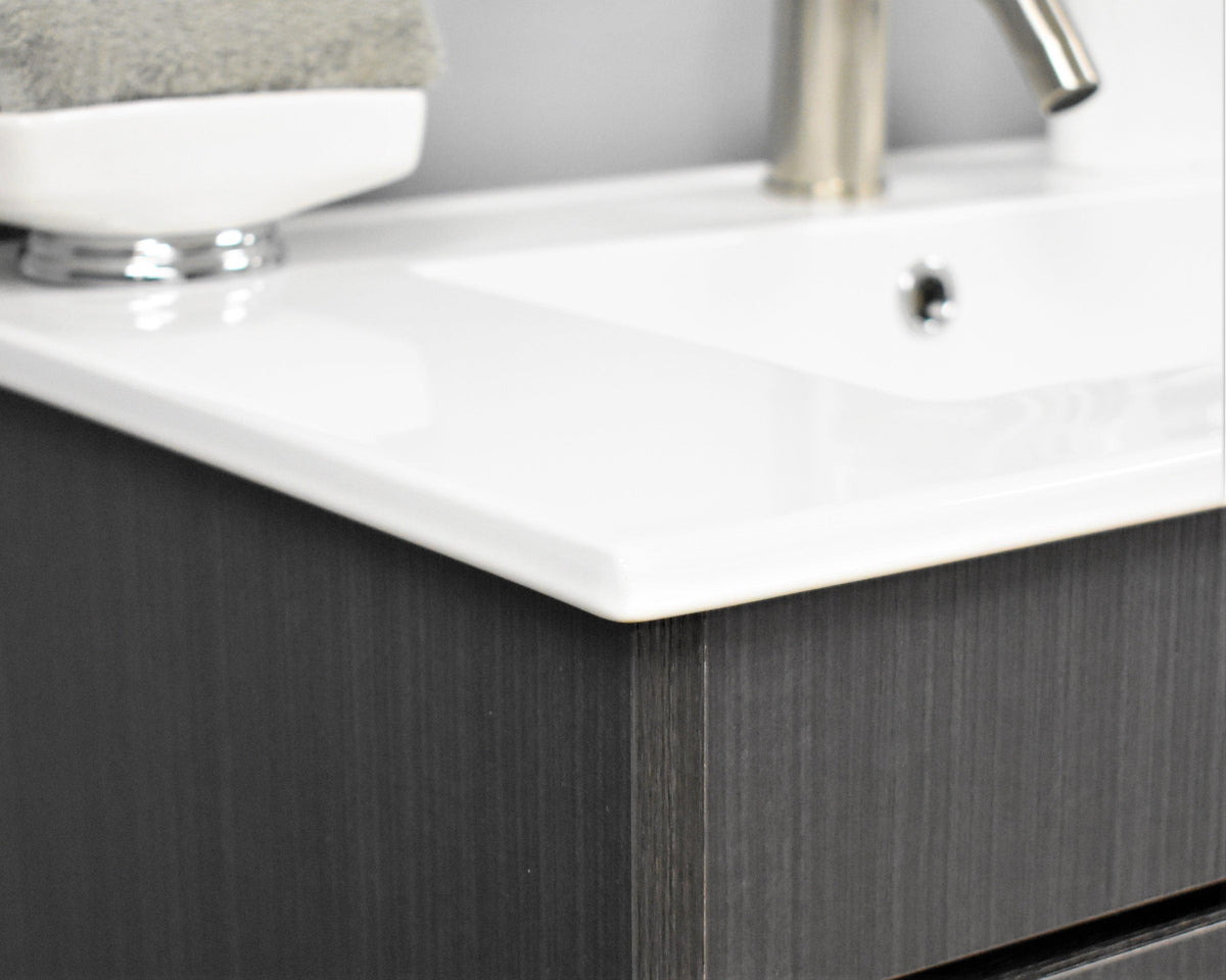 Volpa USA Villa 48" Modern Bathroom Vanity Black Ash MTD-3448BA-14 CC