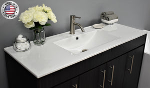 Volpa USA Villa 48" Modern Bathroom Vanity Black Ash MTD-3448BA-14 COMIU