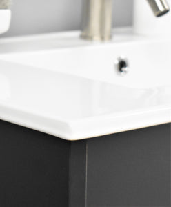 Volpa USA Villa 48" Modern Bathroom Vanity Black MTD-3448BK-14 CC
