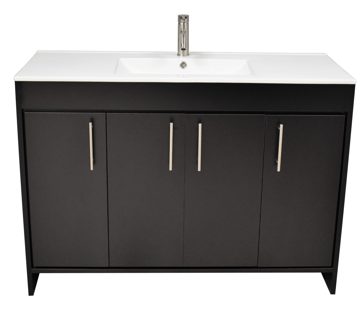Volpa USA Villa 48" Modern Bathroom Vanity Black MTD-3448BK-14