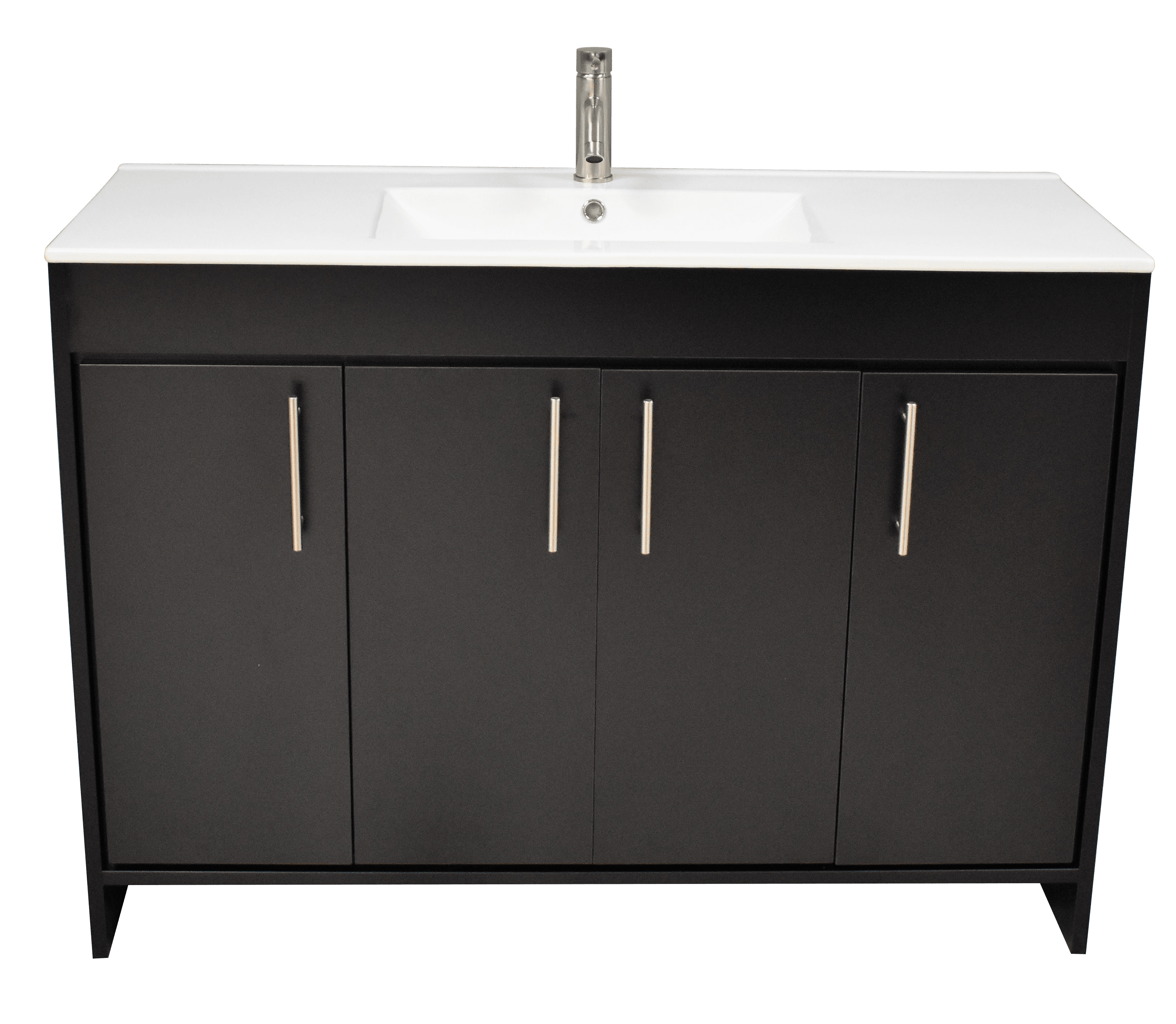 Volpa USA Villa 48" Modern Bathroom Vanity Black MTD-3448BK-14