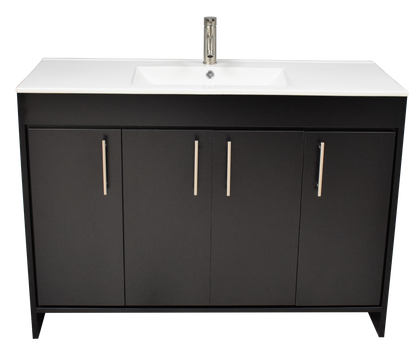 Volpa USA Villa 48" Modern Bathroom Vanity Black MTD-3448BK-14