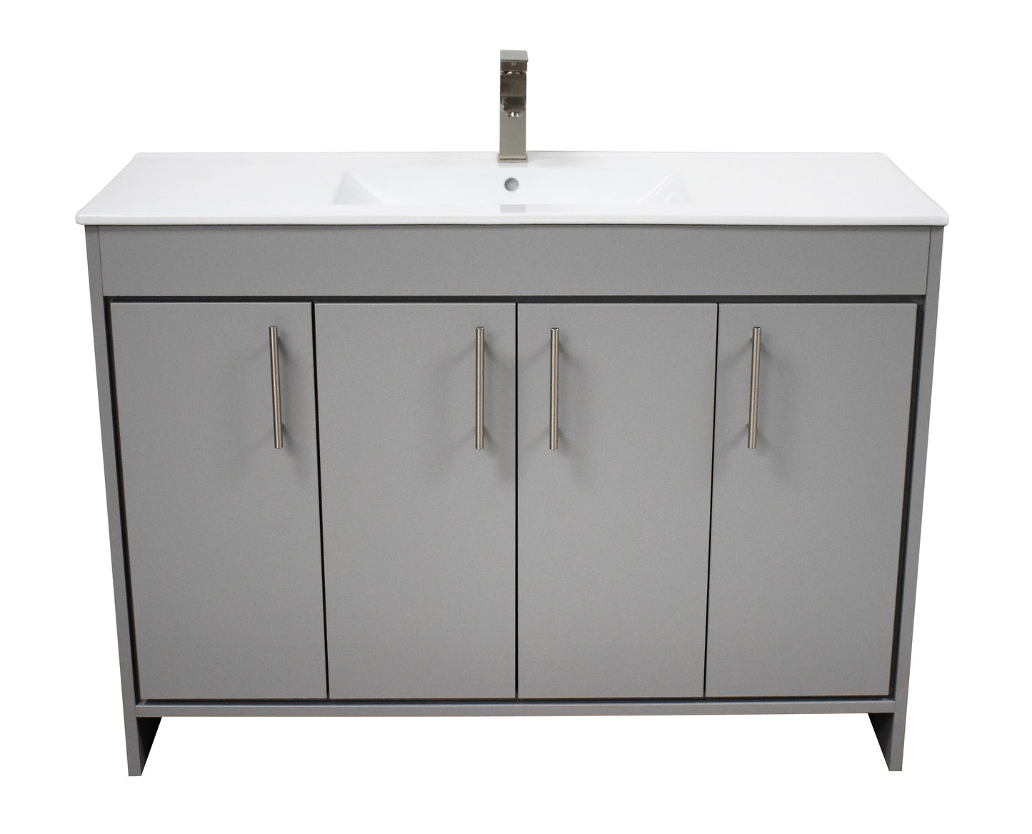 Volpa USA Villa 48" Modern Bathroom Vanity Grey MTD-3448G-14